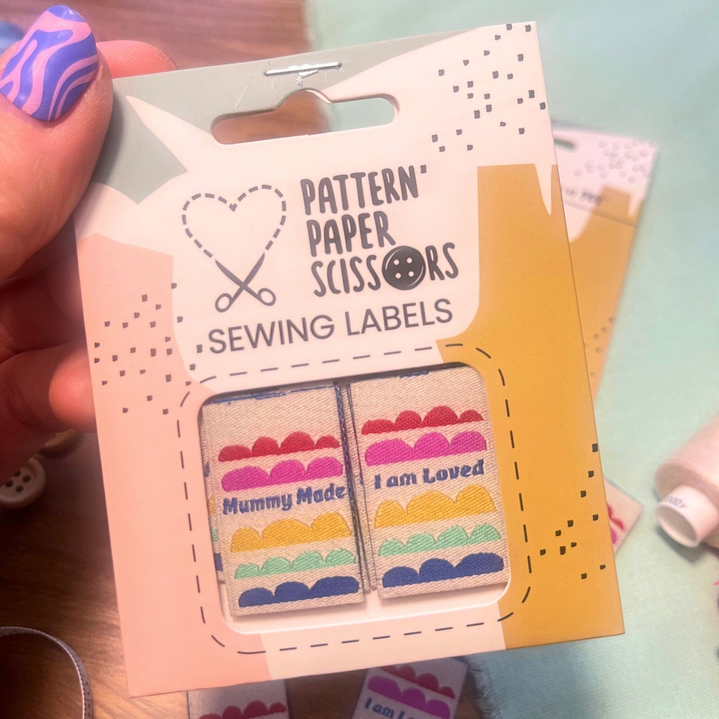 Mummy Made sewing labels, pack of 6