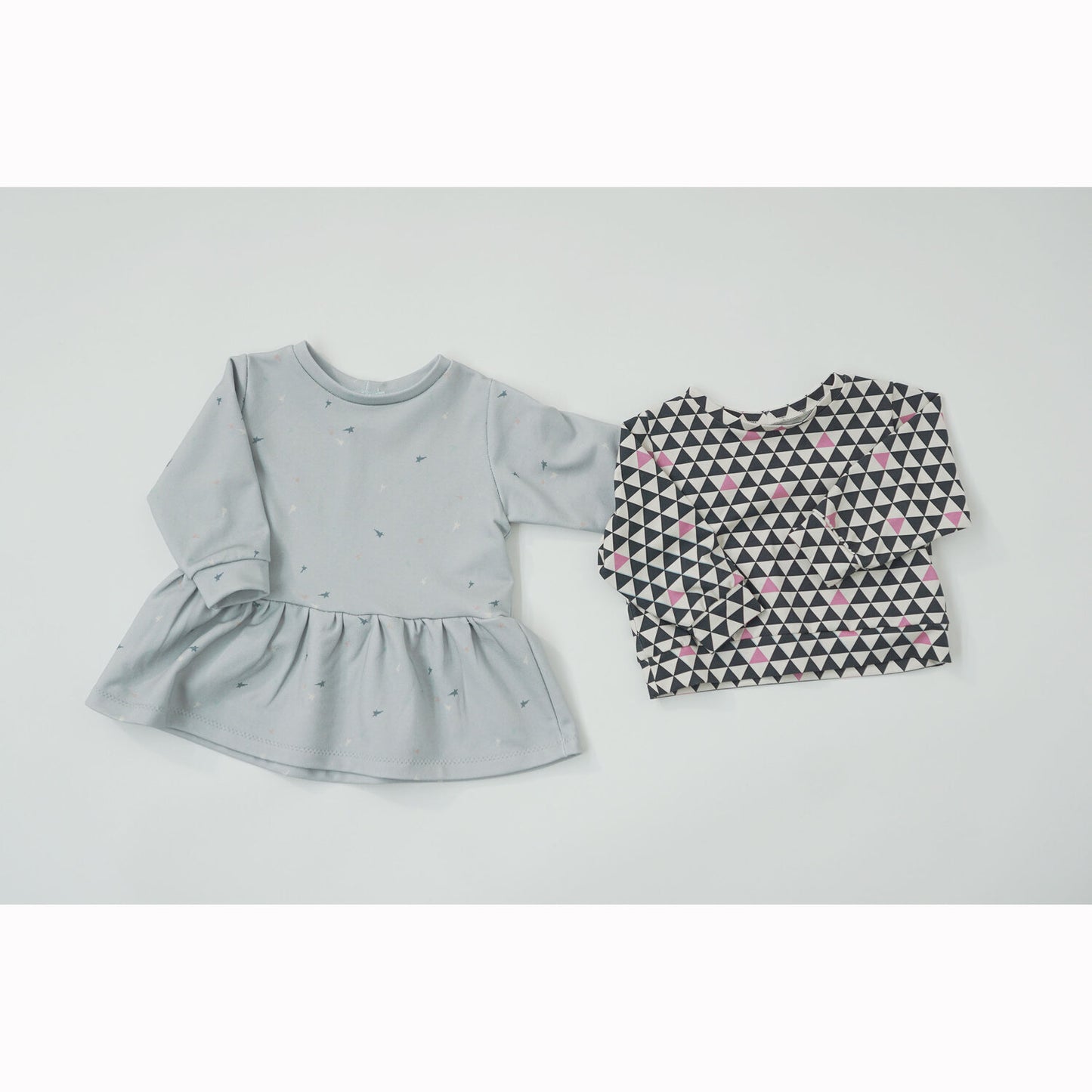 Baby/Toddler Sweatshirt and Dress Sewing Pattern for 0-24 months, Paper and PDF Options