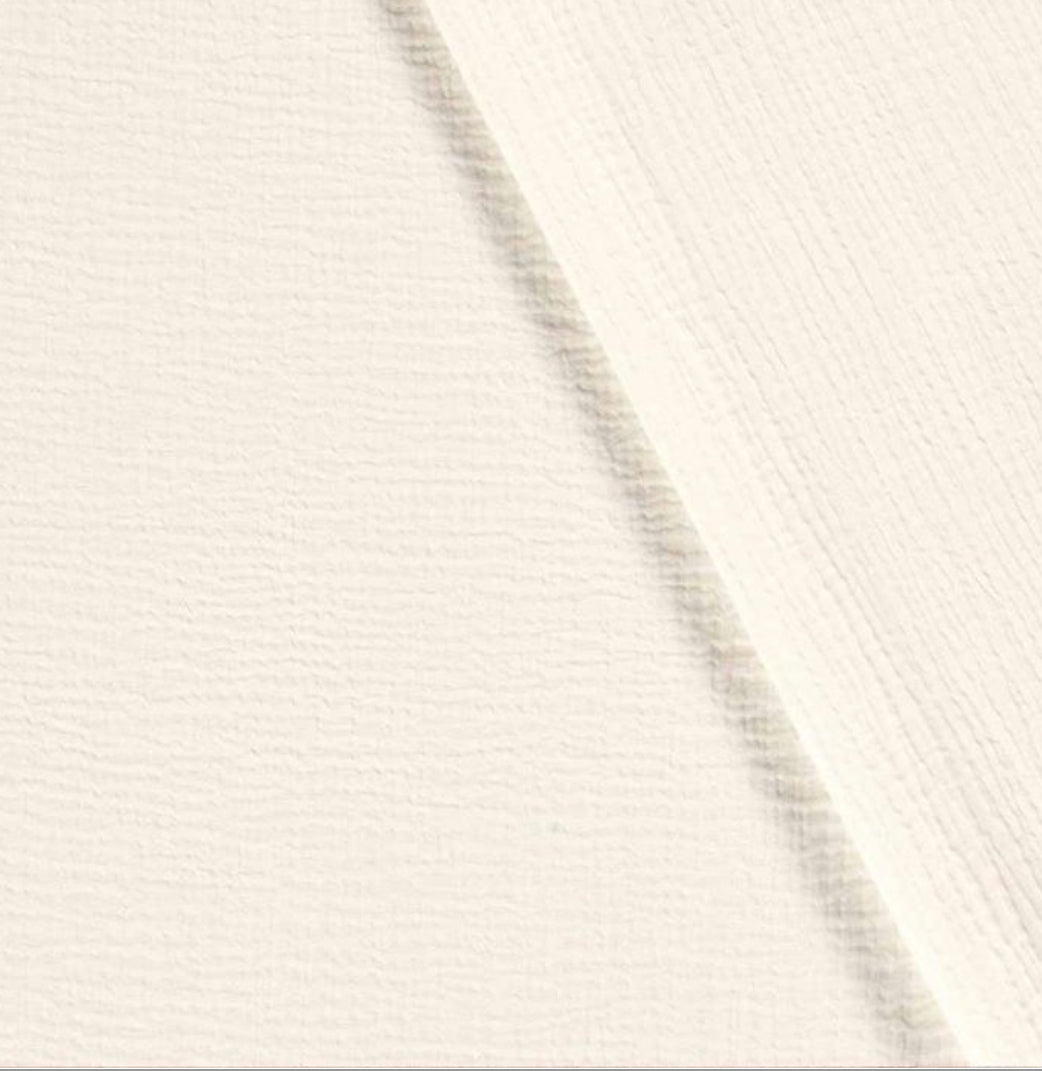 Ecru (ivory, light cream) Double Gauze, 100% Cotton Muslin