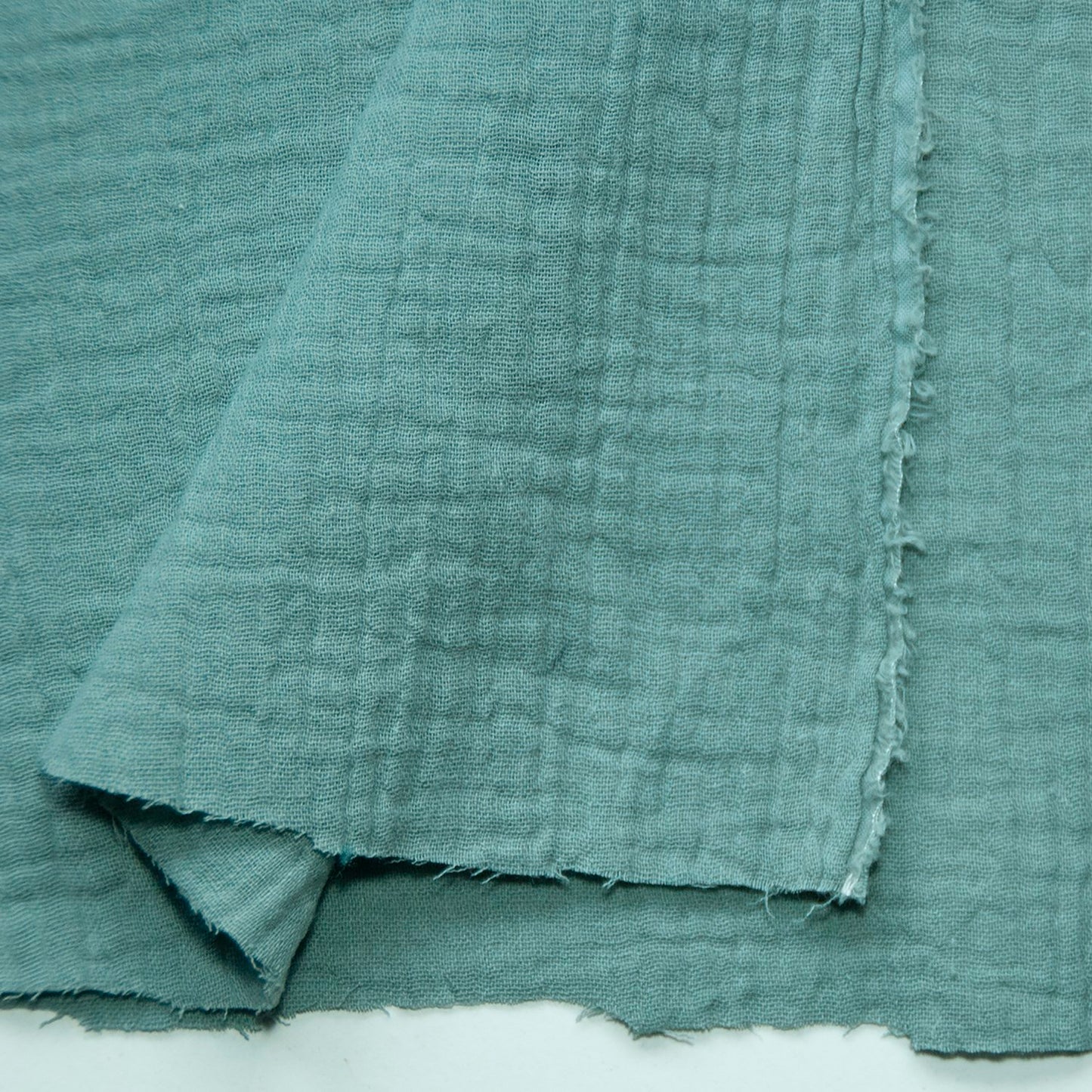 Sea Green Double Gauze 100% Cotton Muslin