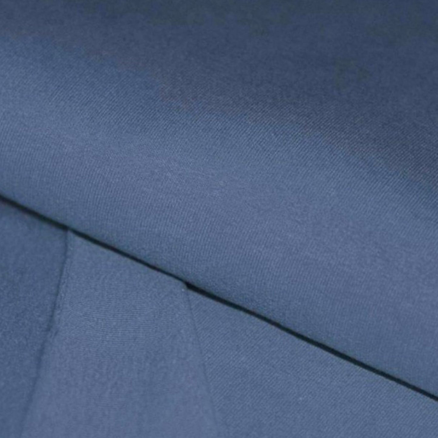 Organic Cotton Soft Brushed Back Stretch French Terry Sweatshirt Fabric 95% Organic Cotton/5% Elastane - Denim Blue