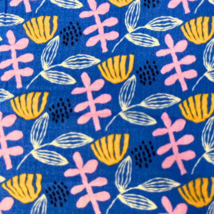 Printed Abstract Double Gauze Fabric, 100% Cotton Muslin