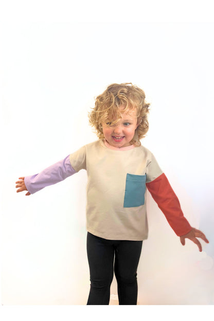 Kids Slouchy Tee Pack Sewing Pattern - 1-11 years, PDF