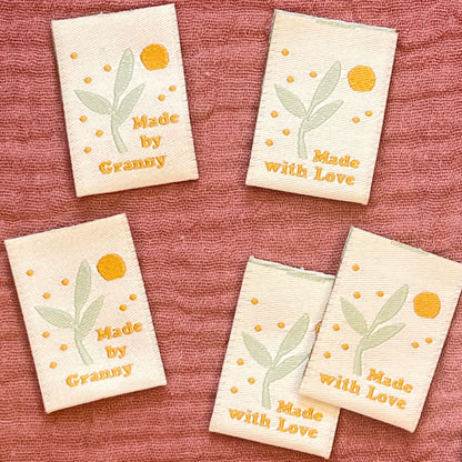 Made by Granny sewing labels