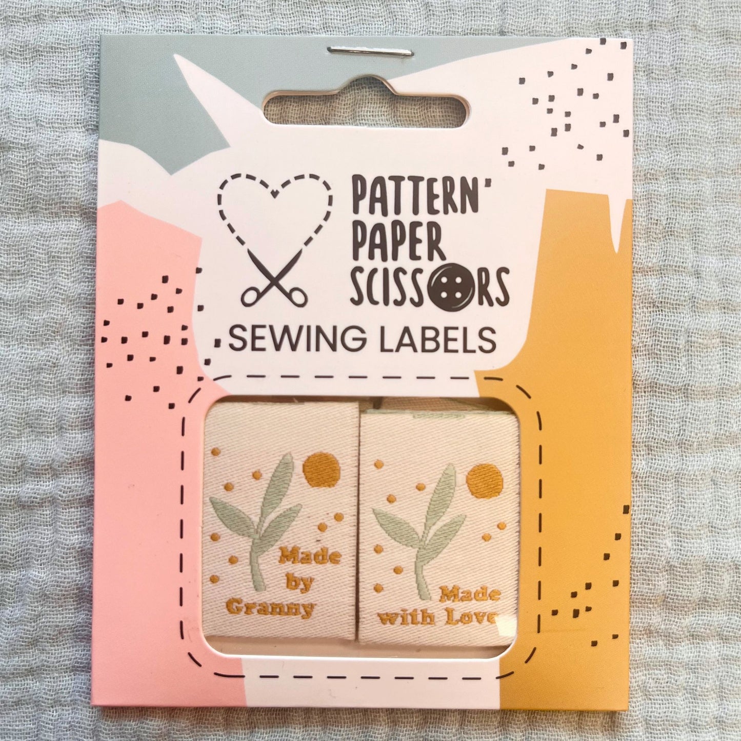Made by Granny sewing labels