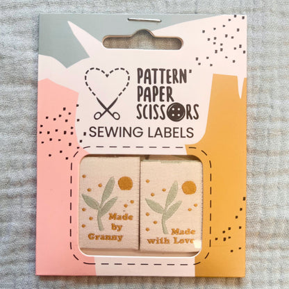 Made by Granny sewing labels