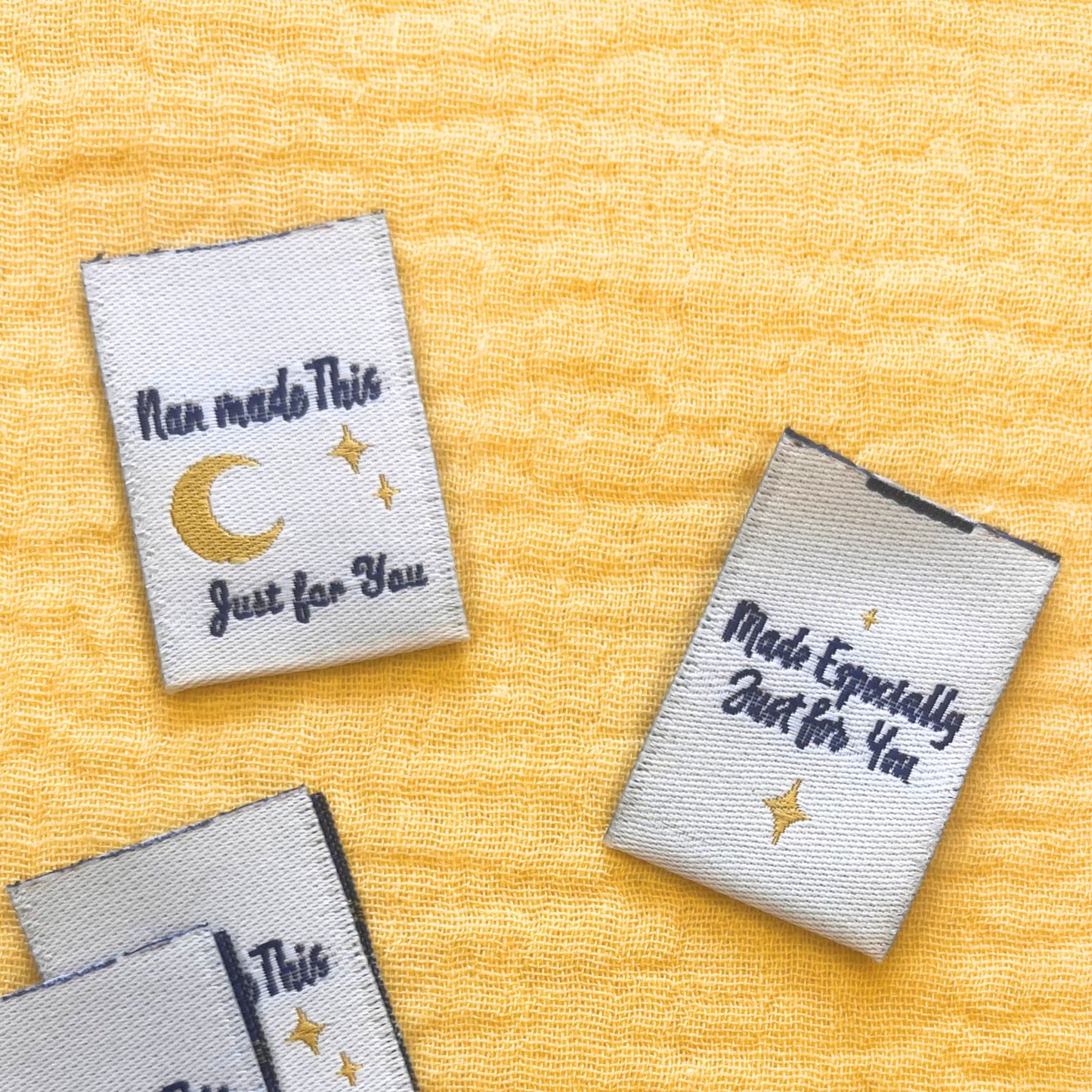 Nan made this sewing labels