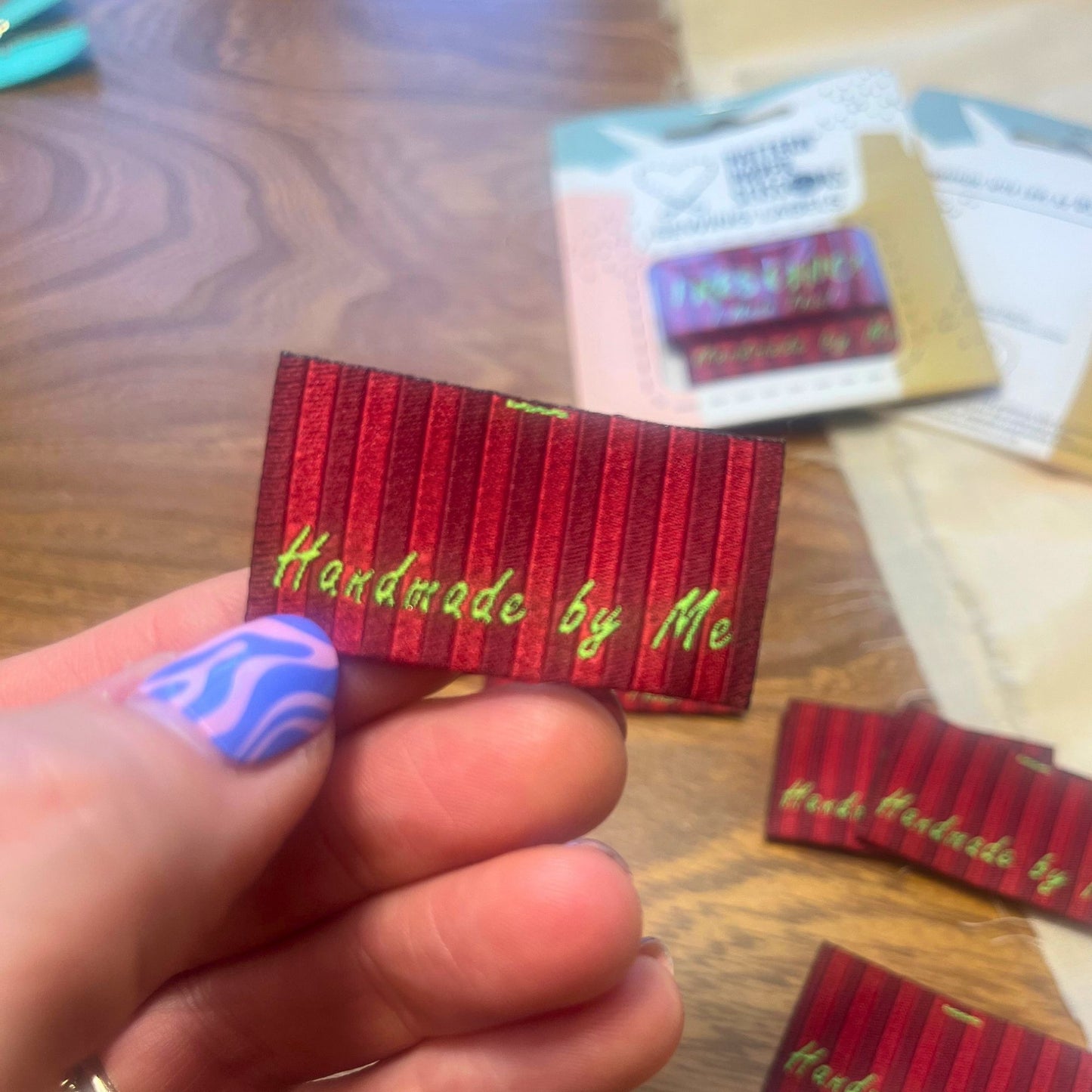 Tres Chic sewing labels