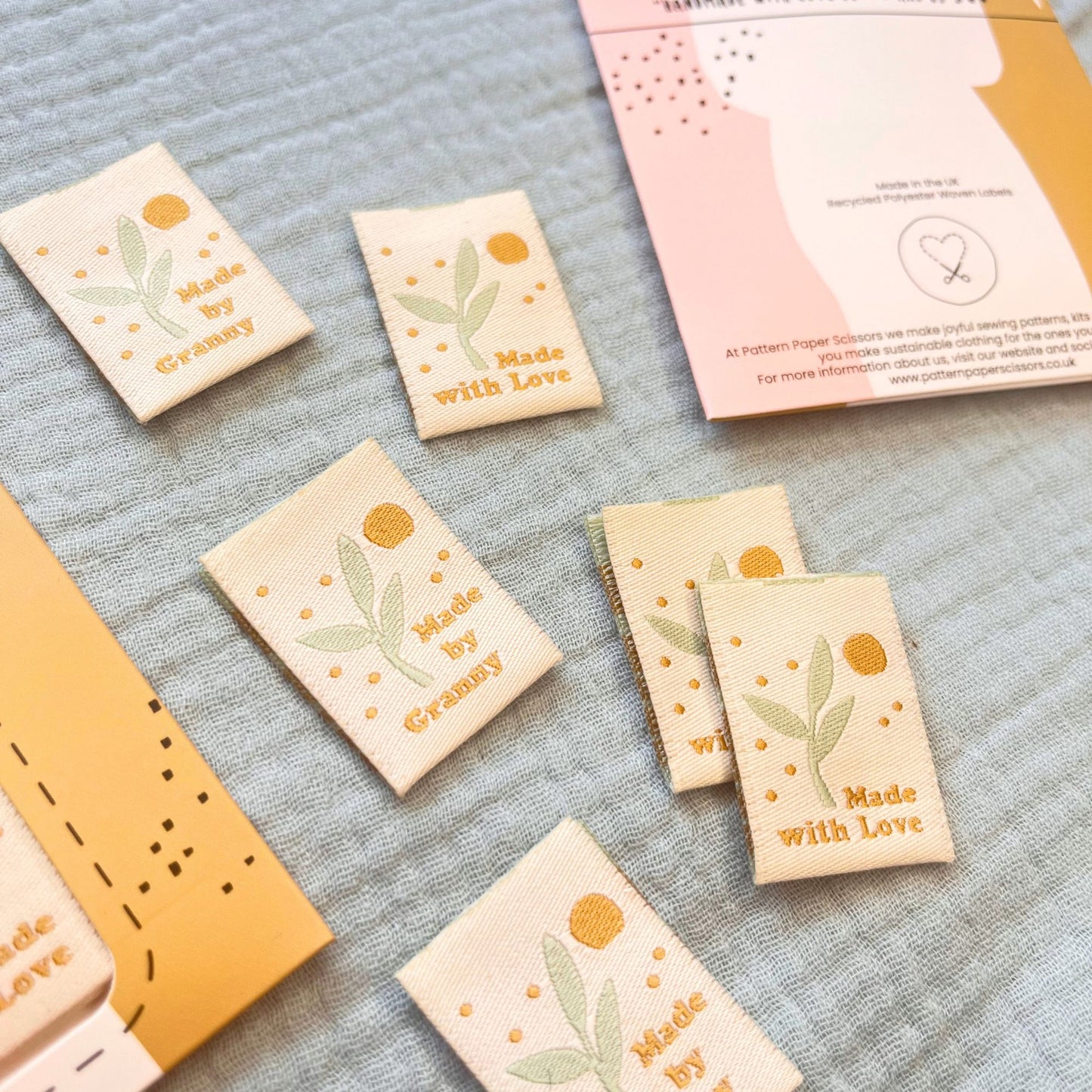Made by Granny sewing labels