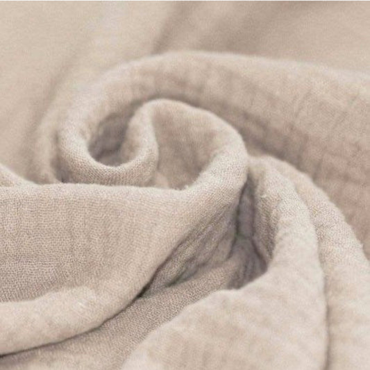 Natural Double Gauze, 100% Cotton Muslin