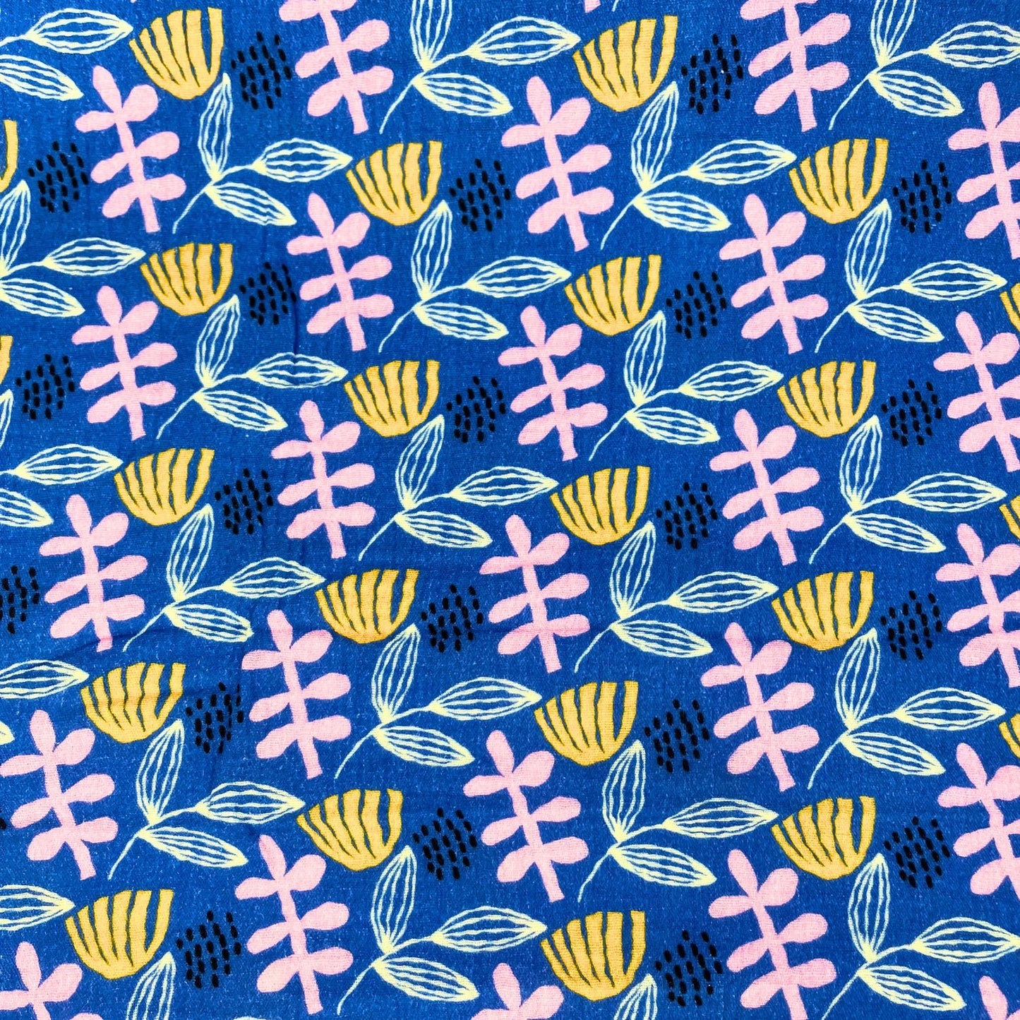 Printed Abstract Double Gauze Fabric, 100% Cotton Muslin
