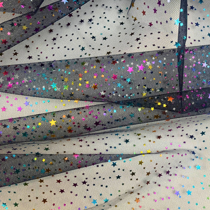 Sparkle Tulle Mesh fabric - 147cm wide. Colourful Irridescent fabric for tutus, skirts, fancy dress