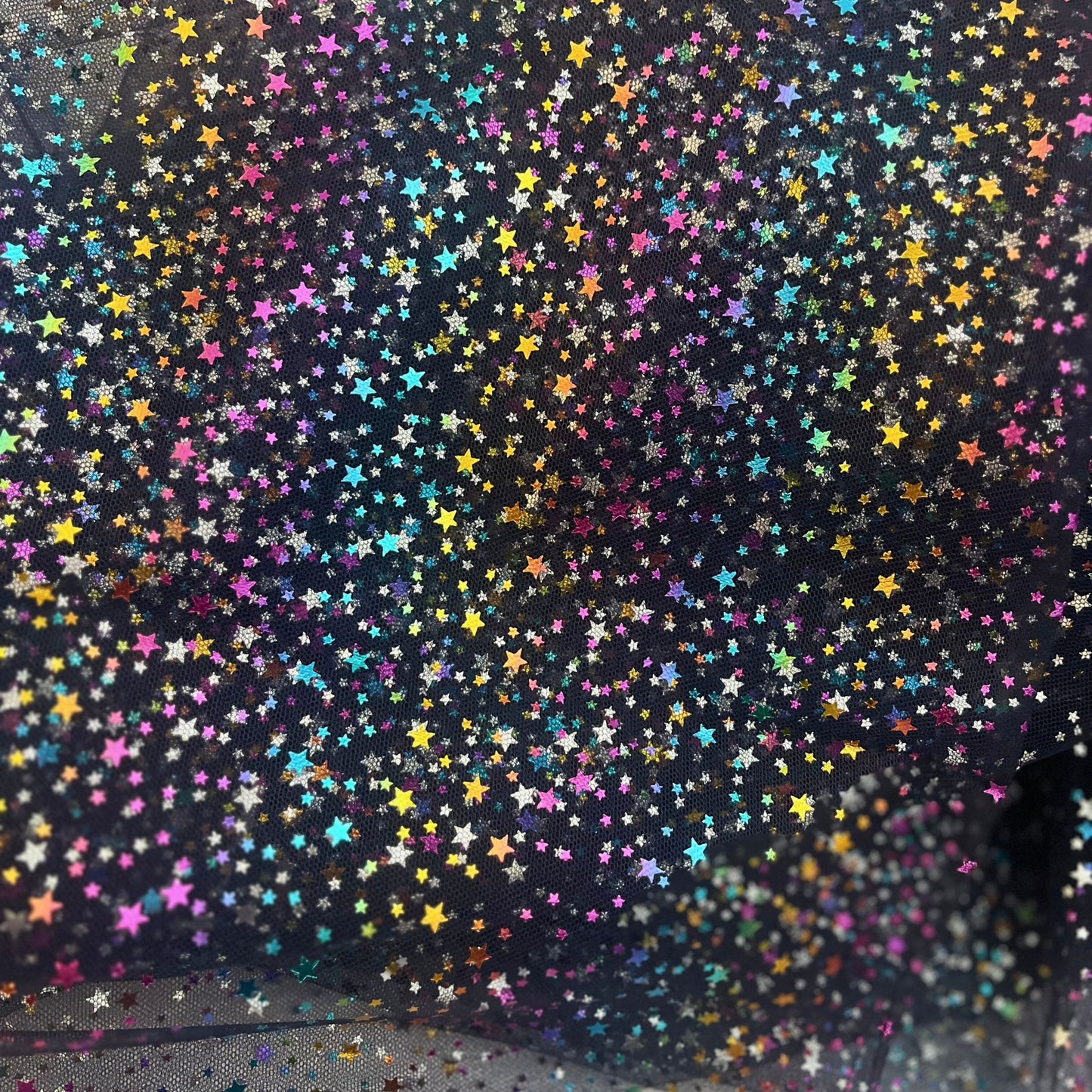 Sparkle Tulle Mesh fabric - 147cm wide. Colourful Irridescent fabric for tutus, skirts, fancy dress