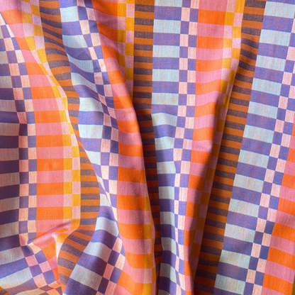 Plenty Broken Stripes — Orange/Blue | Fine & Dandy by Fableism