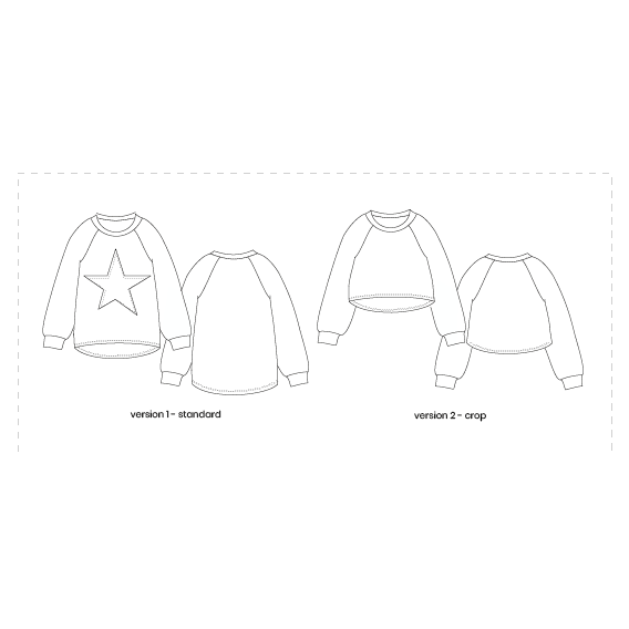 Applique Aspen Sweat 1 - 11 Years