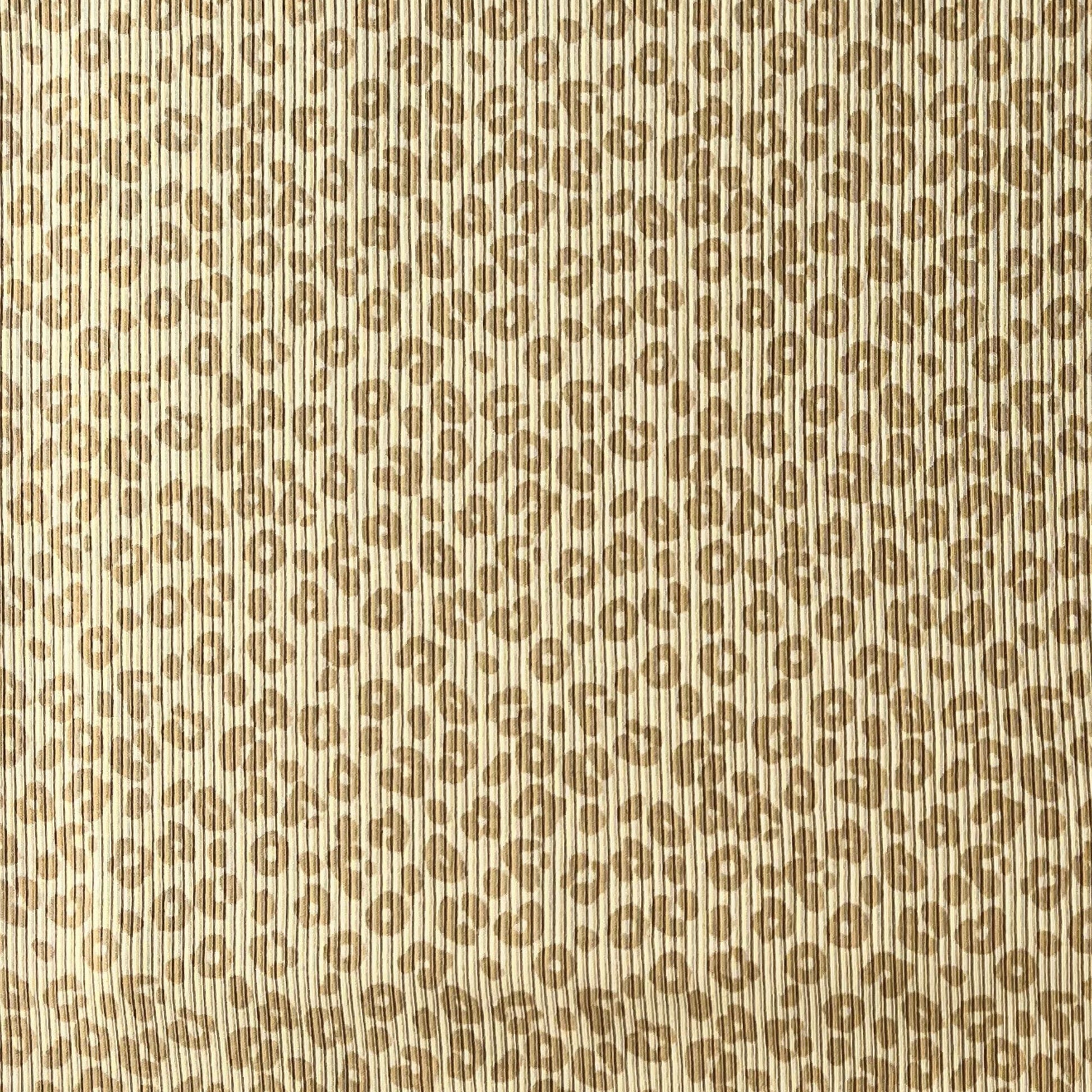 Neutral beige and caramel leo fabric ideal for baby and toddler sewing projects.