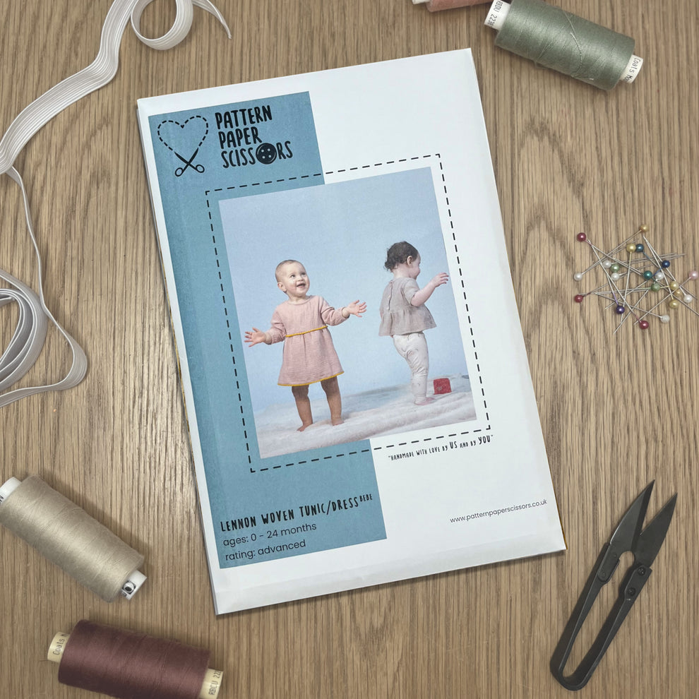 Baby and toddler Woven Tunic/Dress Paper Sewing Pattern, Paper and PDF ...