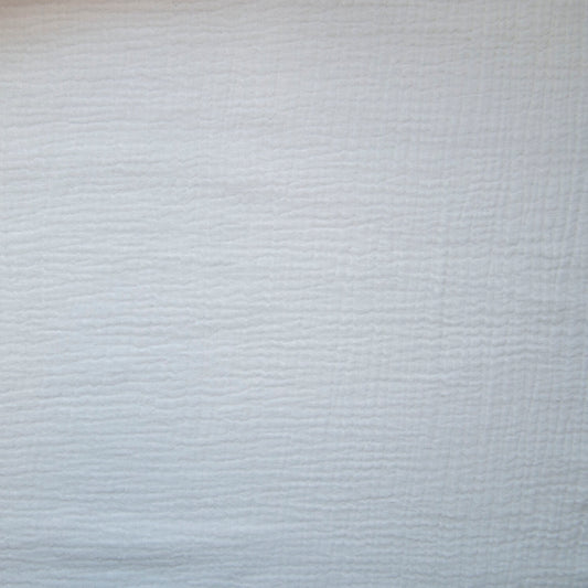 White Double Gauze, 100% Cotton Muslin
