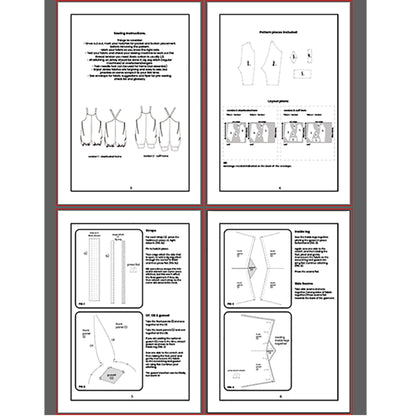 Baby/Toddler Avery Romper Dungaree Sewing Pattern