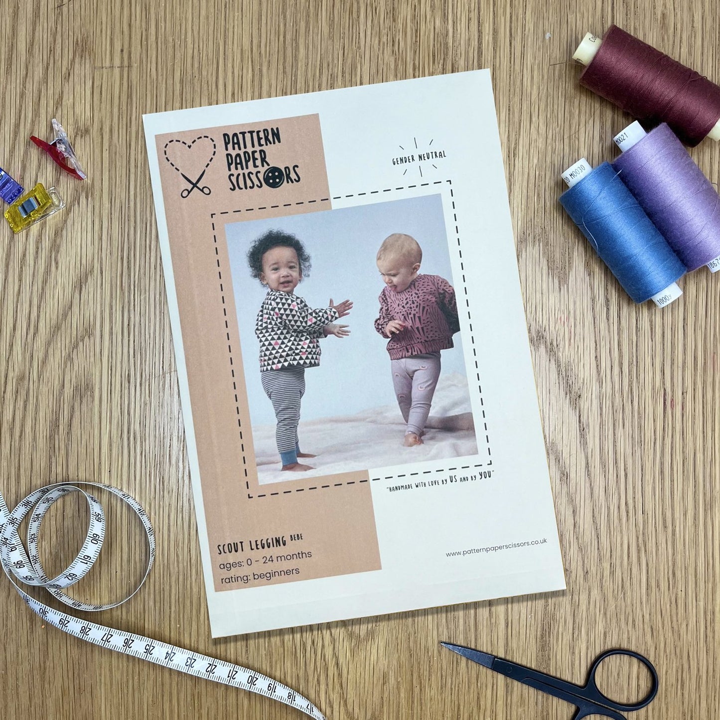 Scout Baby Legging Sewing Pattern