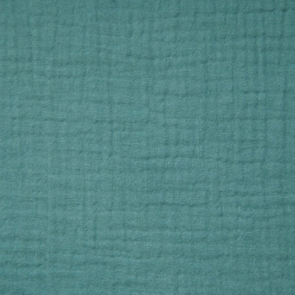 Sea Green Double Gauze 100% Cotton Muslin