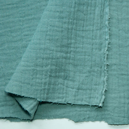 Sea Green Double Gauze 100% Cotton Muslin