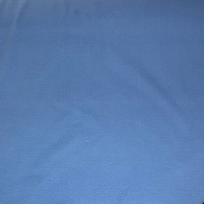 Organic Cotton Soft Brushed Back Stretch French Terry Sweatshirt Fabric  95% Organic Cotton/5% Elastane - Denim Blue