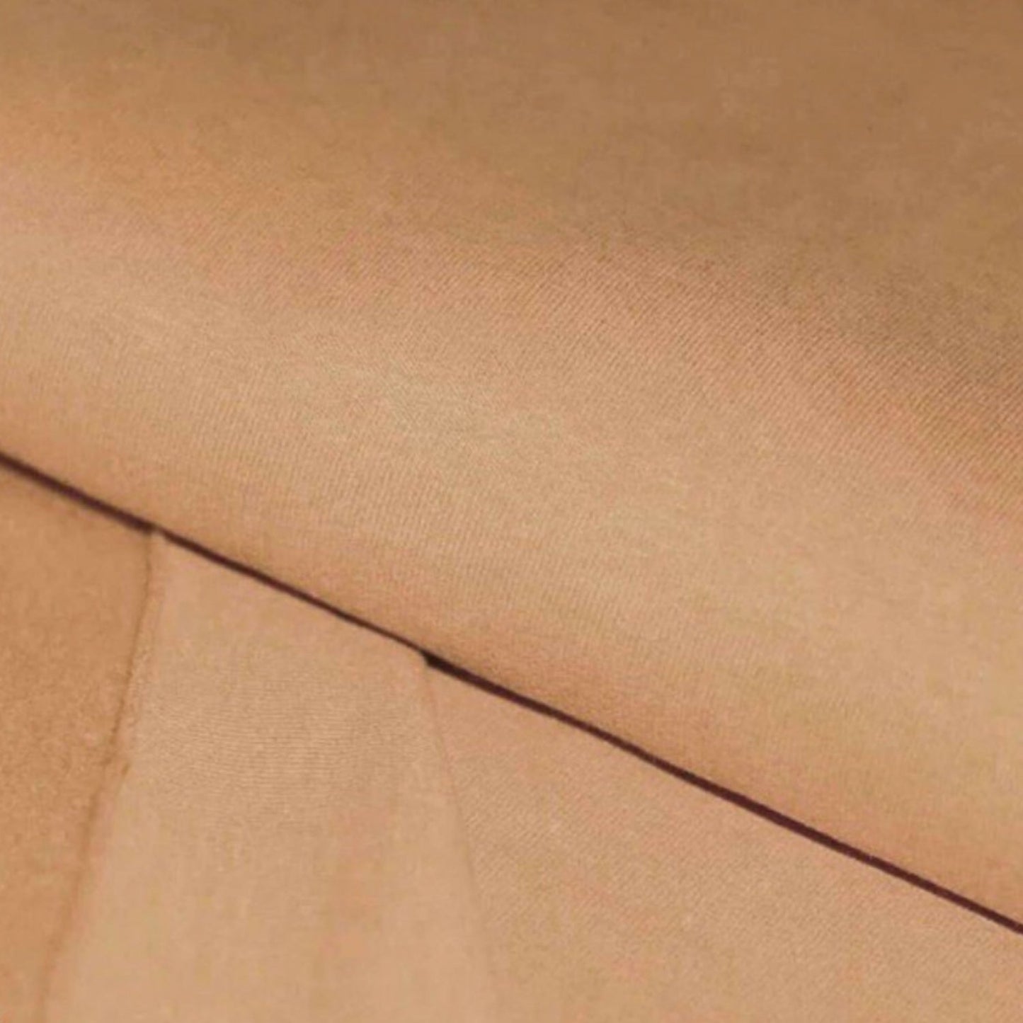 Organic Soft Brushed Back Stretch French Terry Sweatshirt Fabric  95% Organic Cotton/5% Elastane - Camel