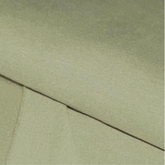 Organic Soft Brushed Back Stretch French Terry Sweatshirt Fabric  95% Organic Cotton/5% Elastane - Olive