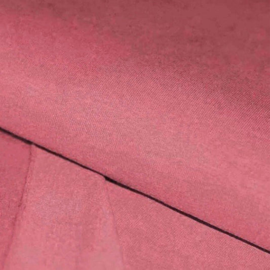 Organic Soft Brushed Back Stretch French Terry Sweatshirt Fabric  95% Organic Cotton/5% Elastane - Raspberry