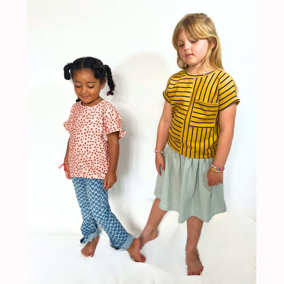 Kids Slouchy Tee Pack Sewing Pattern - 1-11 years, PDF