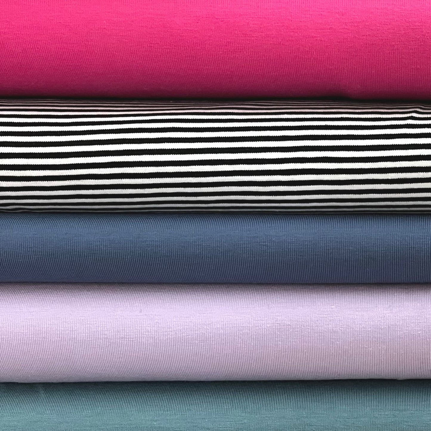 Bright Pink Single Stretch Cotton Jersey, Oeko-Tex Standard 100