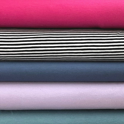 Bright Pink Single Stretch Cotton Jersey, Oeko-Tex Standard 100
