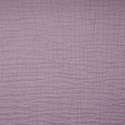 Mauve Double Gauze Muslin Fabric