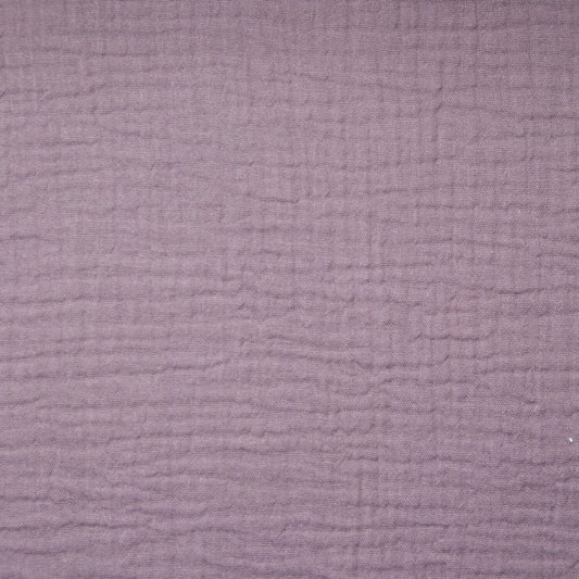 Mauve Double Gauze Muslin Fabric