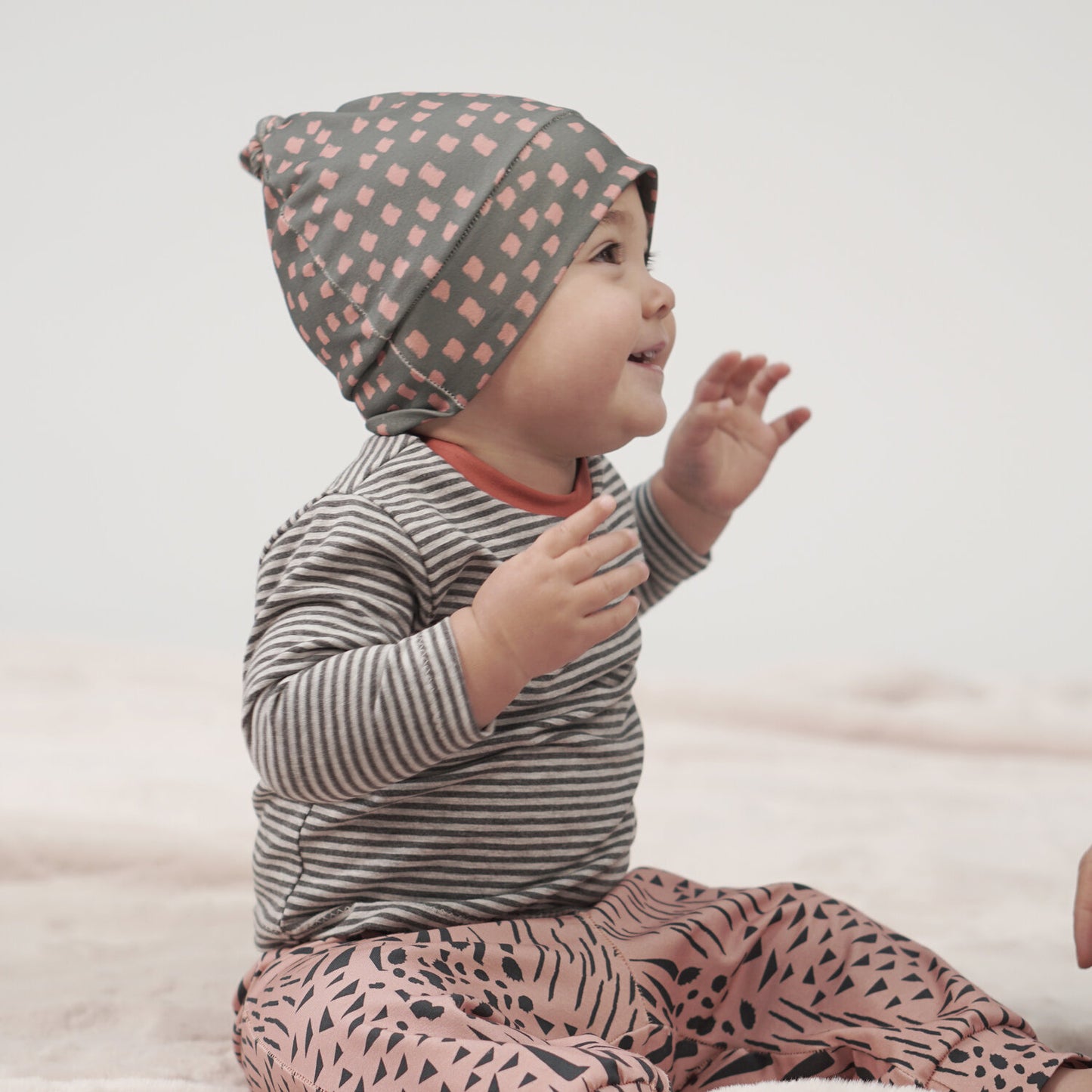 Knot Detail Baby Hat Sewing Pattern, PDF