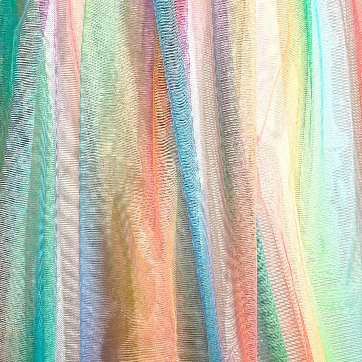Beautiful Pastel Rainbow Tulle, Mesh Great for tutu skirts, and fancy dress!