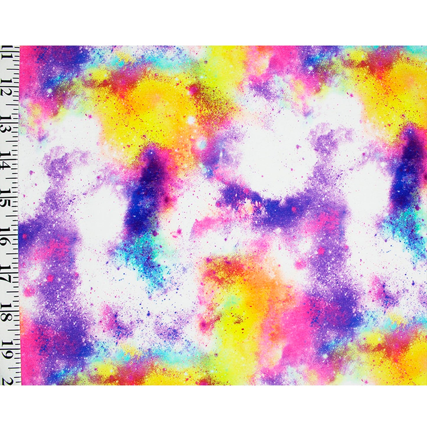Multicoloured Little Johnny Spray Away Tie Dye effect French Terry Sweatshirting