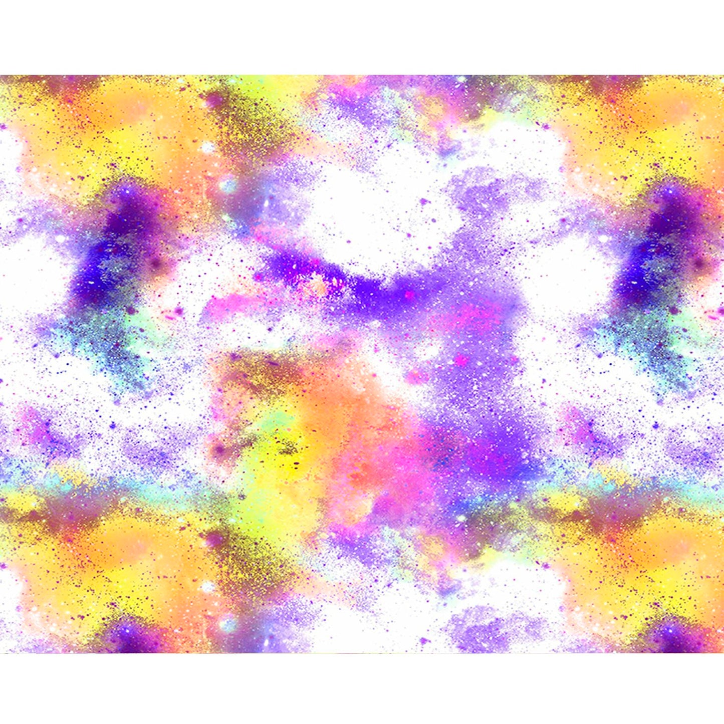 Multicoloured Little Johnny Spray Away Tie Dye effect French Terry Sweatshirting